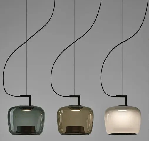 Nordic minimalist art glass chandelier restaurant Italian style personalized bedroom bedside lamp coffee shop hotel model room