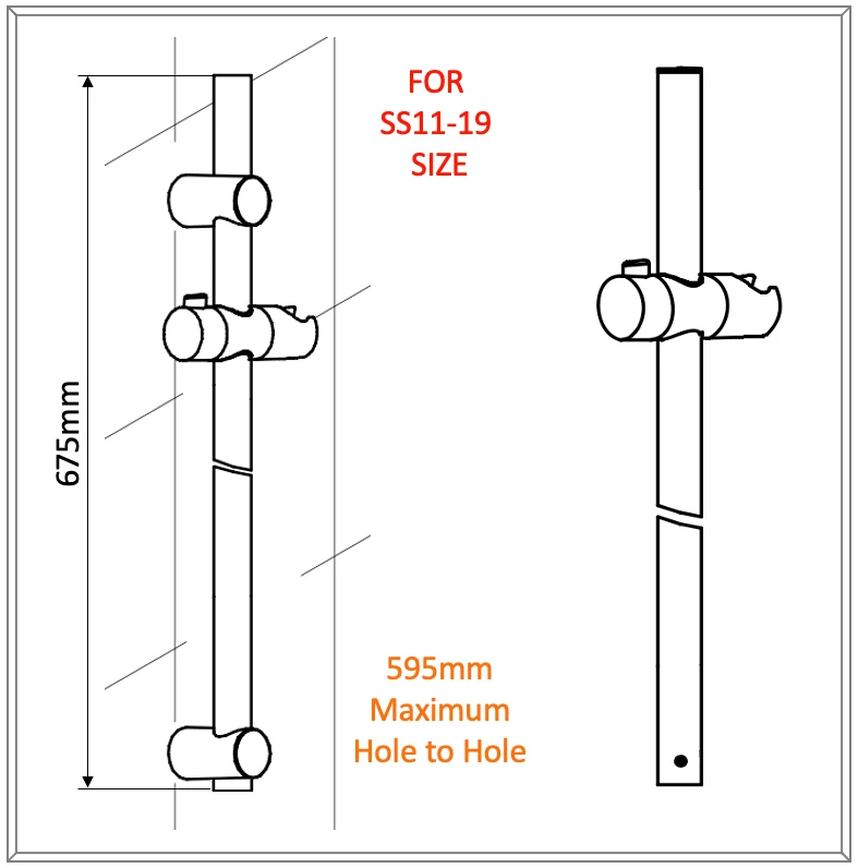 SS21-25 - Shower Bar