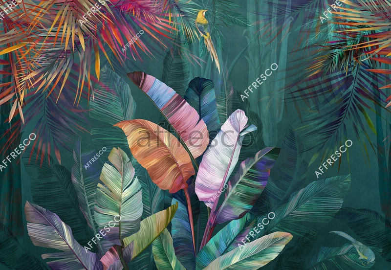 Murals, Frescoes and photo wallpaper. Tropics Art. ID136035