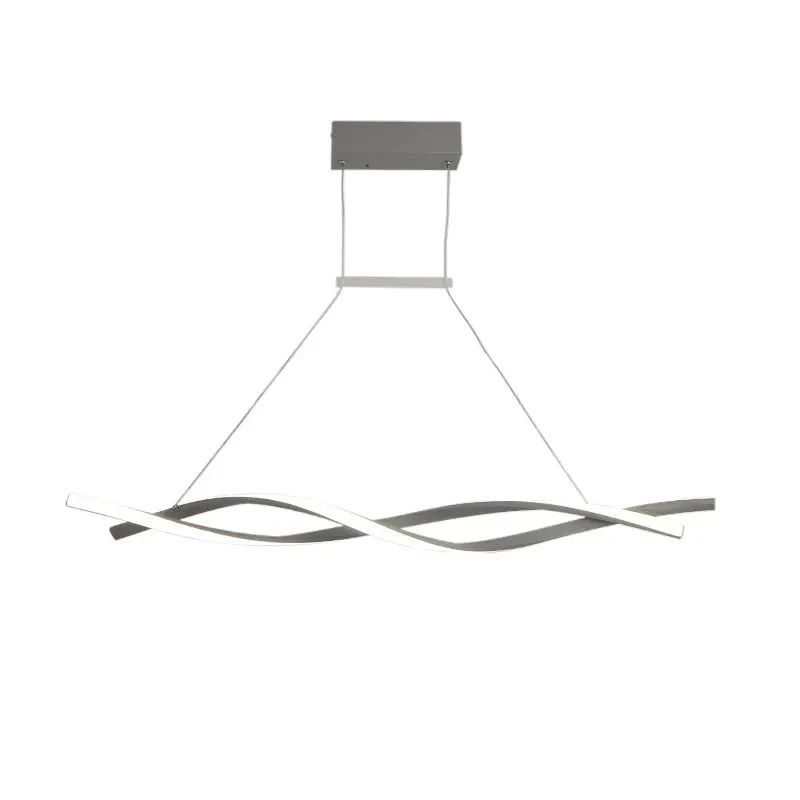 Modern Pendant Light for Kitchen Bar suspension 110V 220V Aluminum Wave Avize Lustre Pendant Lamp for Dining room Office