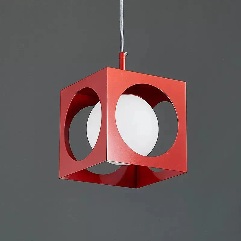 Sputnik Style Space Age Ceiling Lamp German Lamp 70s Midcentury Red Pendant Lights Glass Bulbs Living Room Bedroom Chandeliers