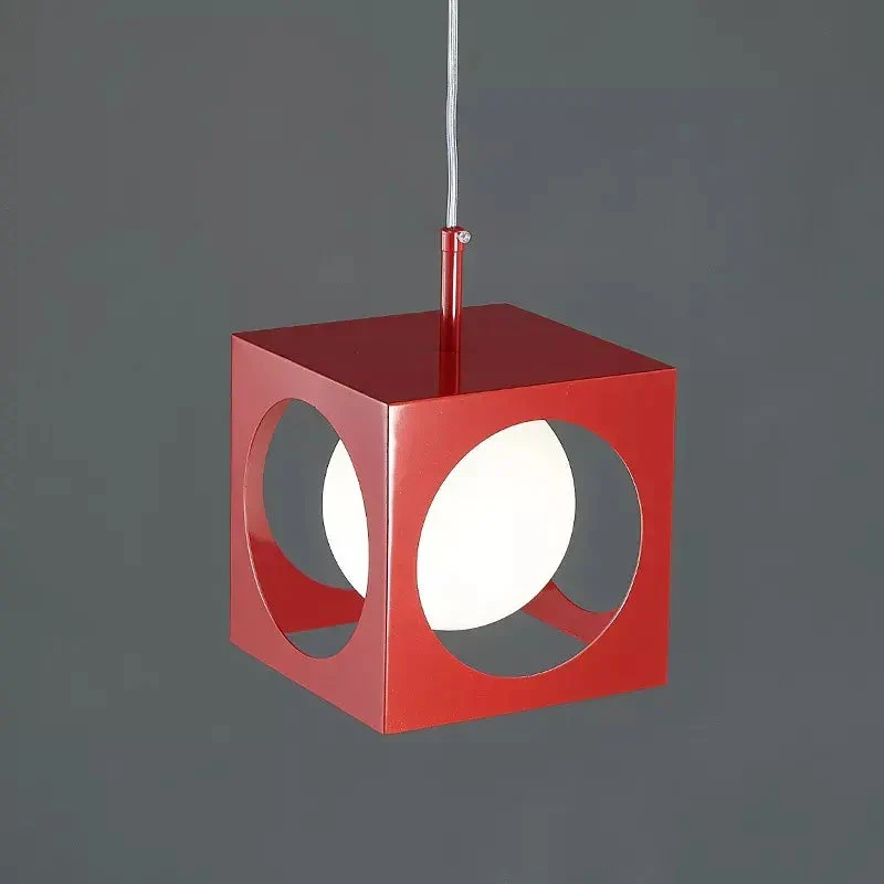 Sputnik Style Space Age Ceiling Lamp German Lamp 70s Midcentury Red Pendant Lights Glass Bulbs Living Room Bedroom Chandeliers