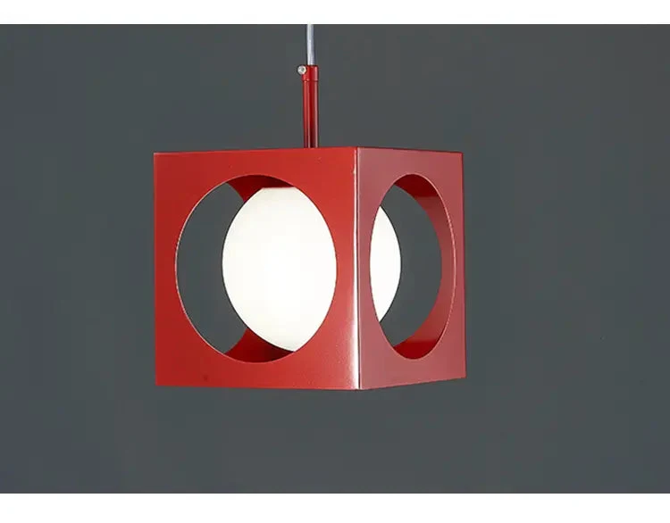 Sputnik Style Space Age Ceiling Lamp German Lamp 70s Midcentury Red Pendant Lights Glass Bulbs Living Room Bedroom Chandeliers