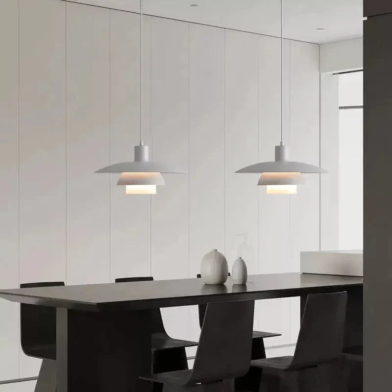 Ph3/4 Restaurant Chandeliers Designer Minimalist Pendant Lights White Bar Cafe Dining Table Bedroom Bedside Hanging Lamp LED