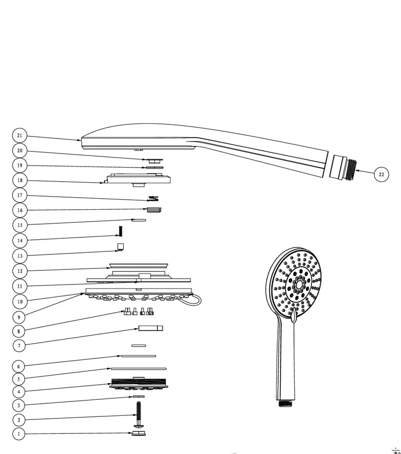 R12 - ROMBUSTO Series - Hand Shower