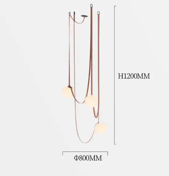 Nordic modern minimalist duplex building lotf stairwell wabi-sabi style designer villa belt living room dining room chandelier