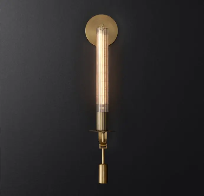 Postmodern wall lamp living room background wall TV wall lamp creative light luxury minimalist aisle bedroom model room