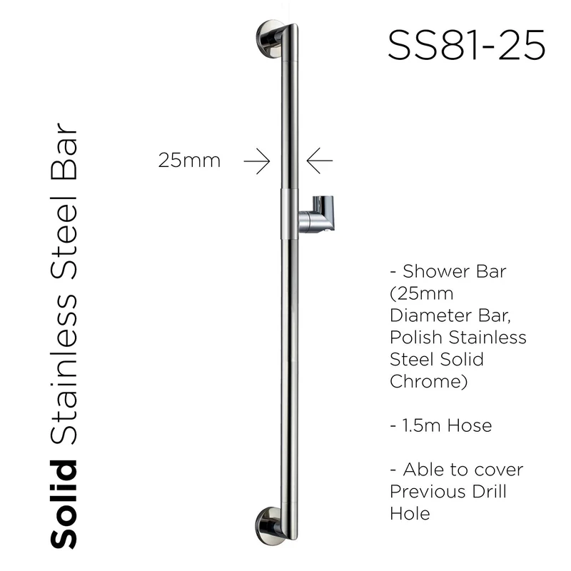 SS81-25 - Shower Bar
