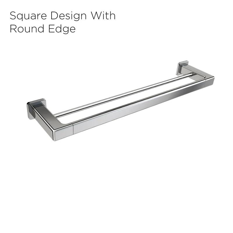 Q6DB - QUATRIO Series Double Towel Bar - Bathroom Accessories