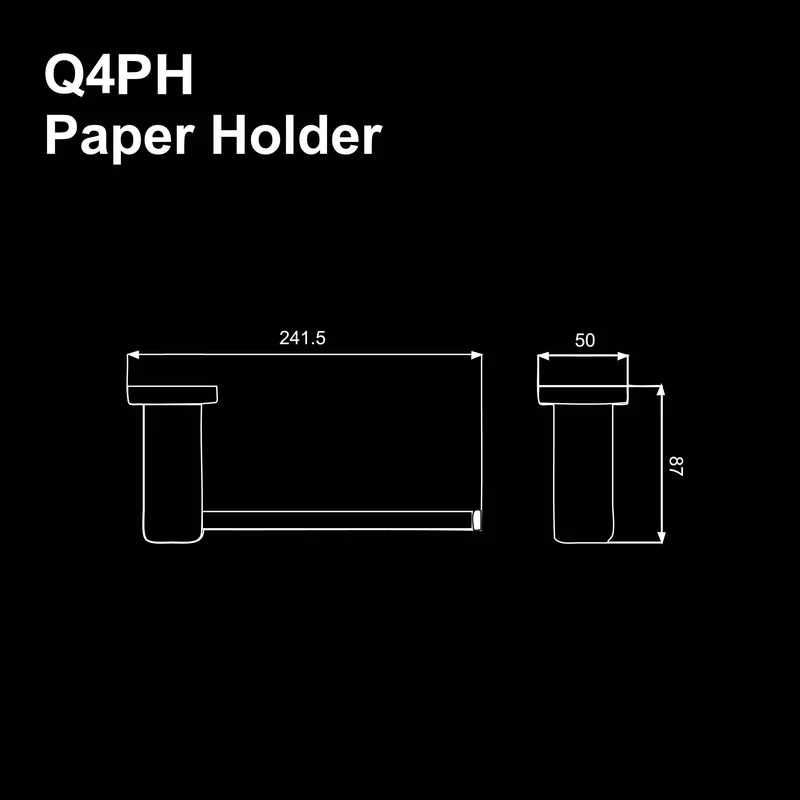 Q4PH - QUATRIO Series Paper Holder - Bathroom Accessories