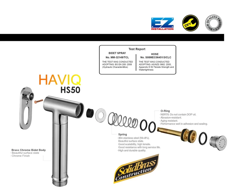 HS50BOT - Haviq Series - Bidet Only