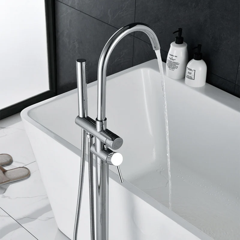 TD108 - Free Standing Bathtub Mixer Filler
