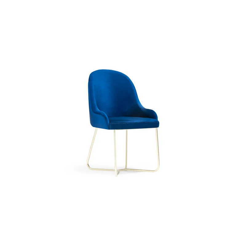 Olea Accent Chair – Grey Fabric with Slim Frame
