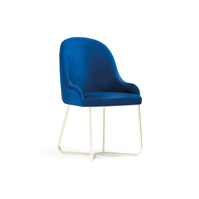 Olea Accent Chair – Grey Fabric with Slim Frame