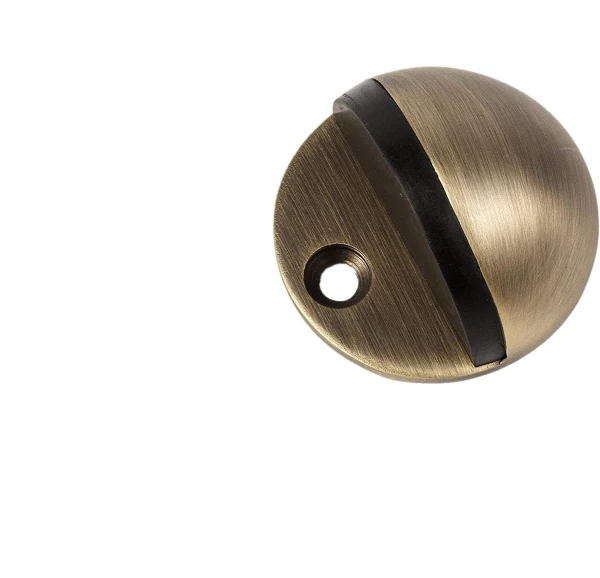 VILA |3704| Floor Door Stop Solid Stainless Stopper and Rubber Bumper (1 pec)