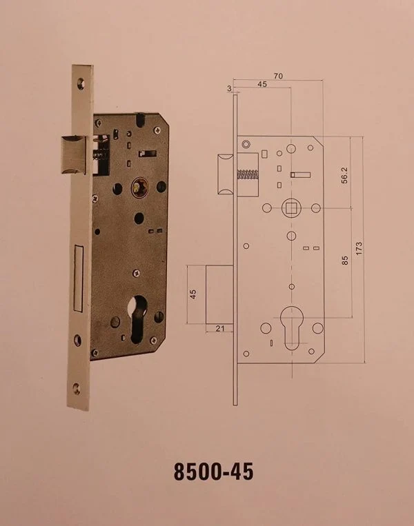VILA Smart Lock, D019 SN ,With WiFi Tuya App, Display screen,Keypad Digital,Biometric Fingerprint,IC Card,Mechanical key Unlock for Apartment Hotel Home Use. COLOR: (SILVER)
