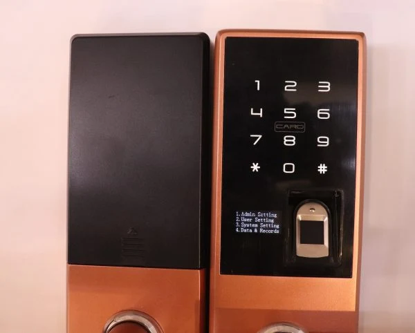 Vila Smart Lock Lock,Display screen,Keypad Digital,Biometric Fingerprint,IC Card,Mechanical key Unlock for Apartment Hotel Home Use. COLOR: (Antique copper brushed))