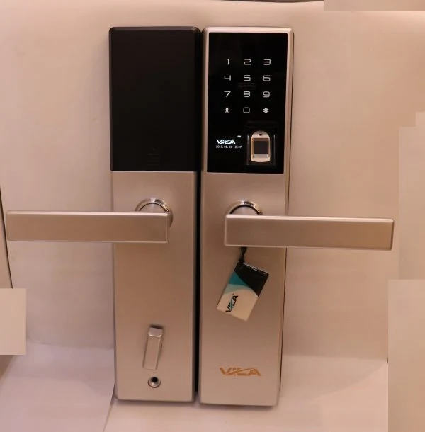 Vila Digital Door Lock,Display screen,Keypad Digital,Biometric Fingerprint,IC Card,Mechanical key Unlock for Apartment Hotel Home Use