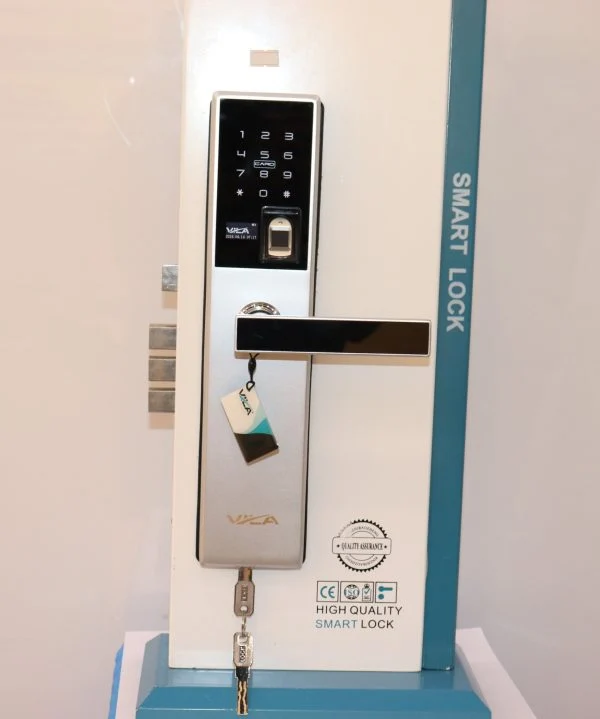 Vila Digital Door Lock,Display screen,Keypad Digital,Biometric Fingerprint,IC Card,Mechanical key Unlock for Apartment Hotel Home Use