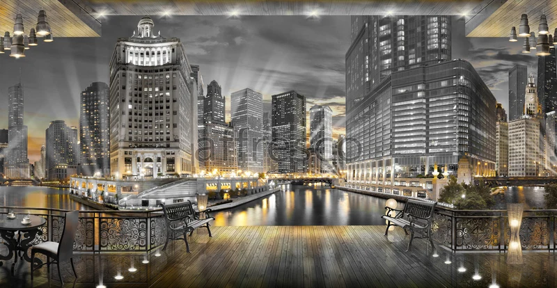 Murals, Frescoes and photo wallpaper. The best landscapes Art. 6417