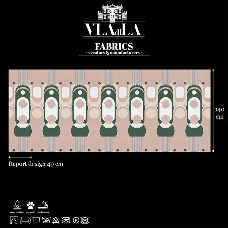 Fabric Le Veque Tower Pink