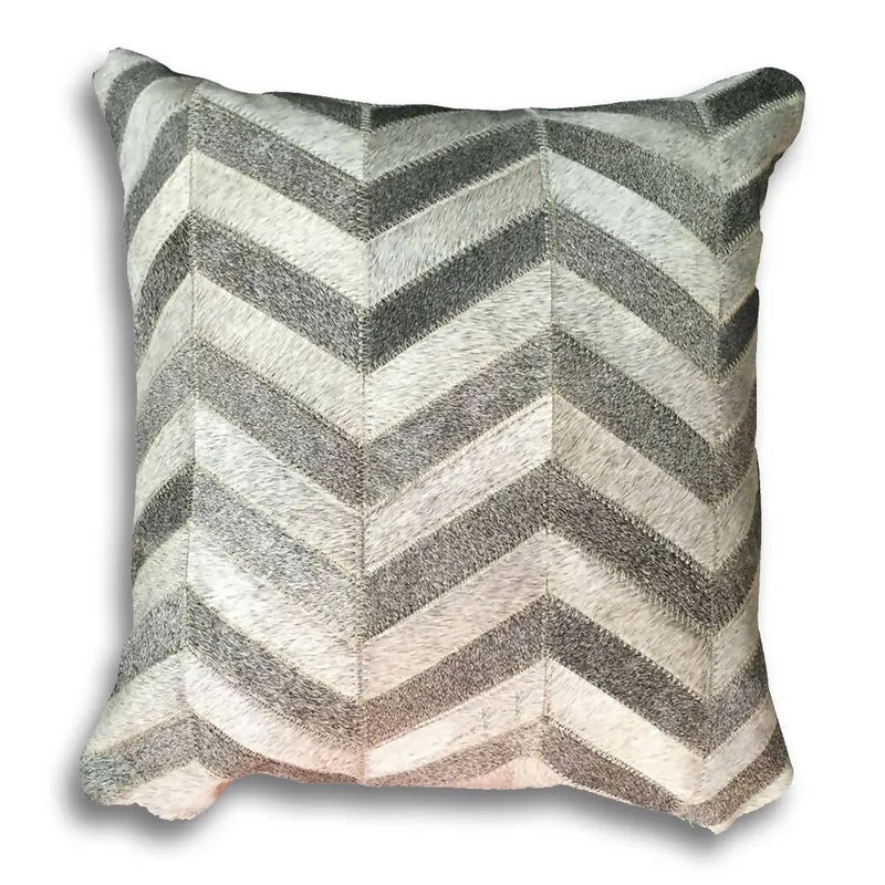 Cushion Chevron Mixed of Grey