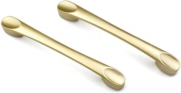 Vila 8605 Zink Alloy Door Handles Golden Door Handles Golden Drawer Door Cabinet Handles for Bathroom and Kitchen cabinets