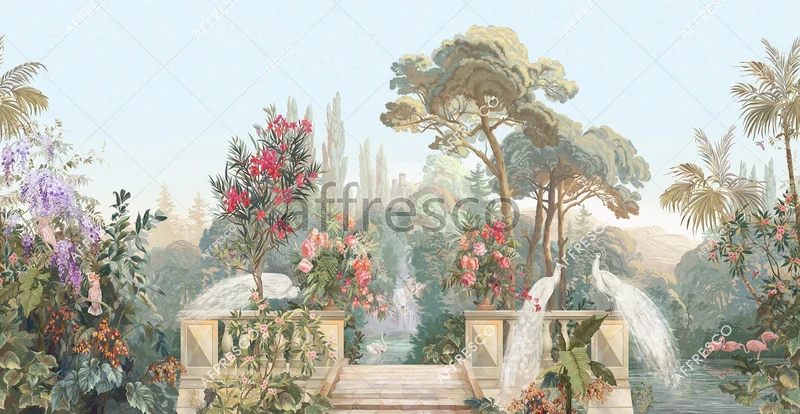 Murals, Frescoes and photo wallpaper. Gardens Art. ID136107
