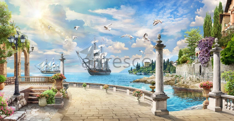 Murals, Frescoes and photo wallpaper. The best landscapes Art. 6446
