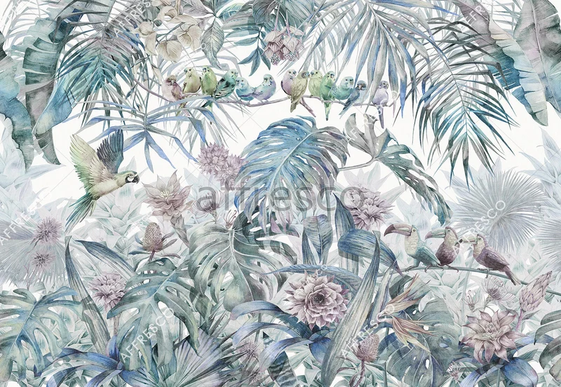 Murals, Frescoes and photo wallpaper. Tropics Art. ID136043
