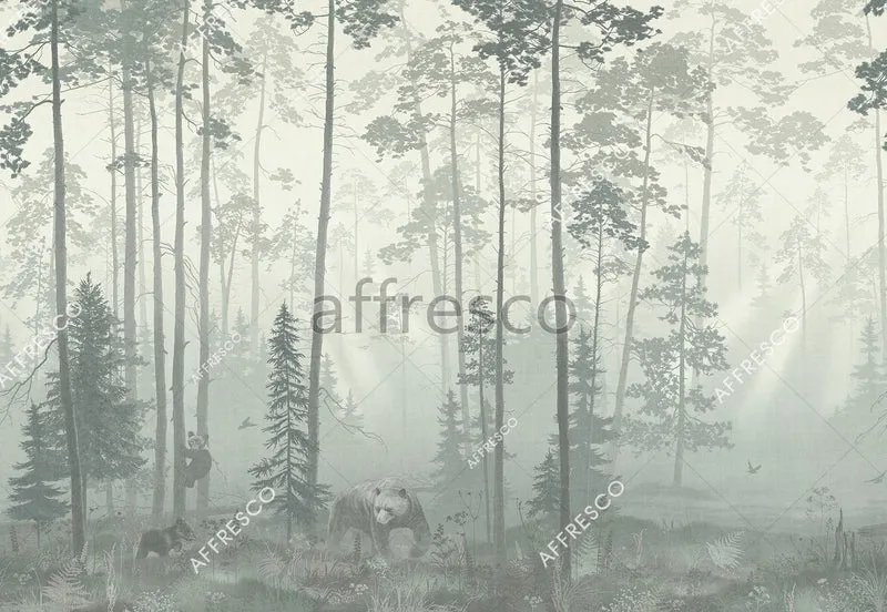 Murals, Frescoes and photo wallpaper. Forest Art. ID135997