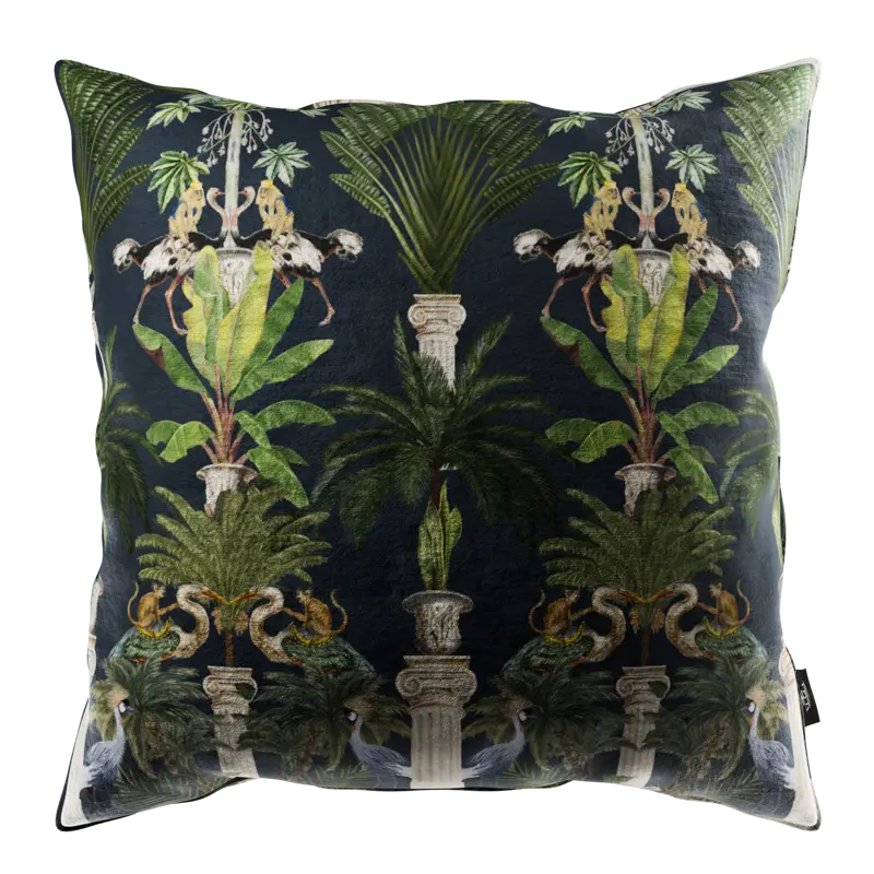 Cushion Tropical columns (dark)