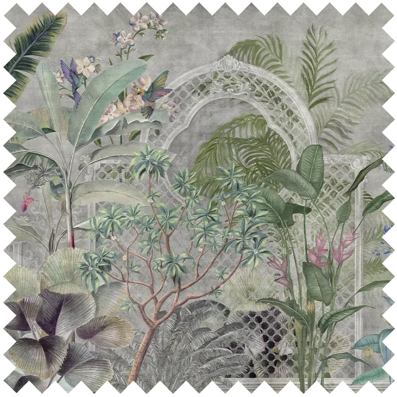 Fabric Verdant mosaic